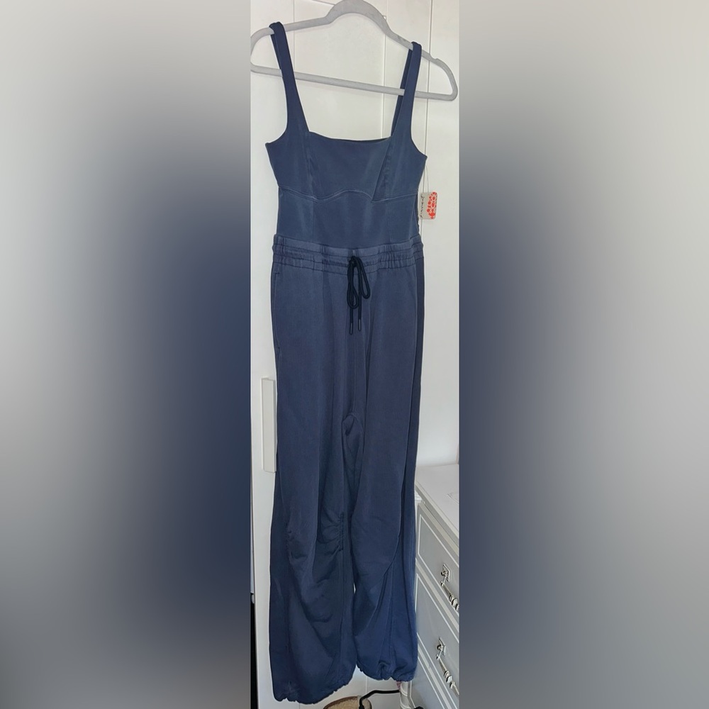 NWT Free People Movement Inbound Onesie In Midnight Navy - Picture 9 of 16